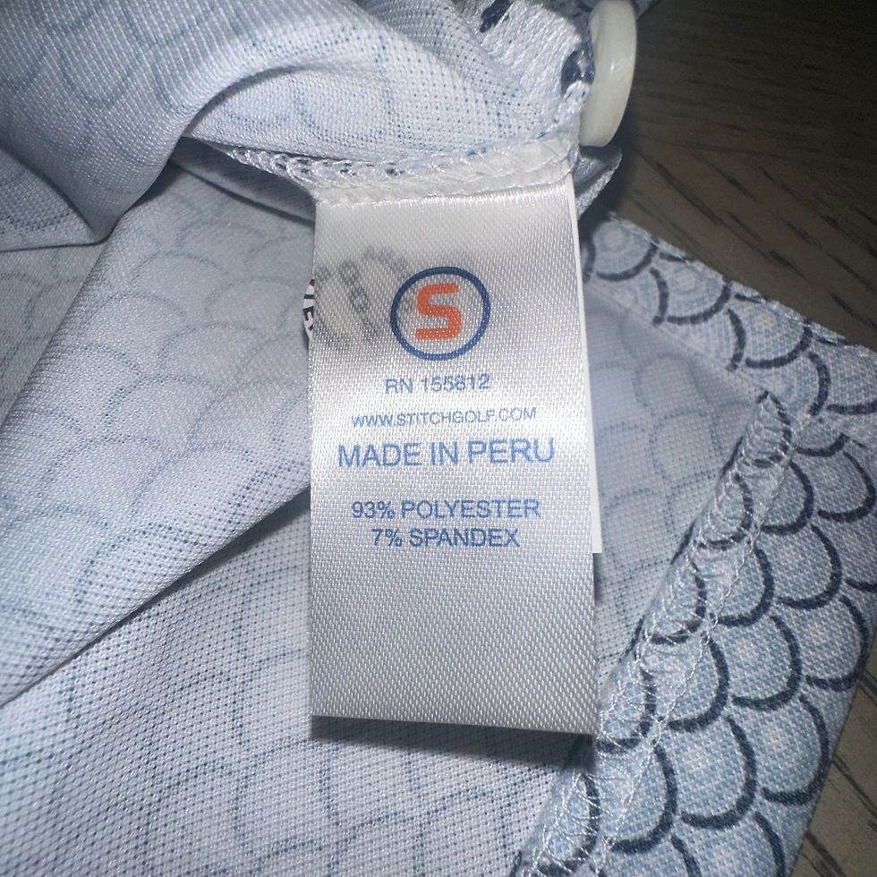Thumbnail: Stitch Monza Circuit Print Polo Size S Light Blue 10185-MB5