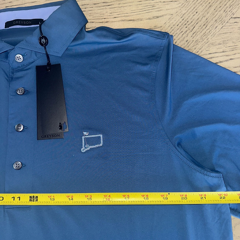 Thumbnail: Greyson Cayuse Polo SIZE L Teal MP-PO-A1-00019