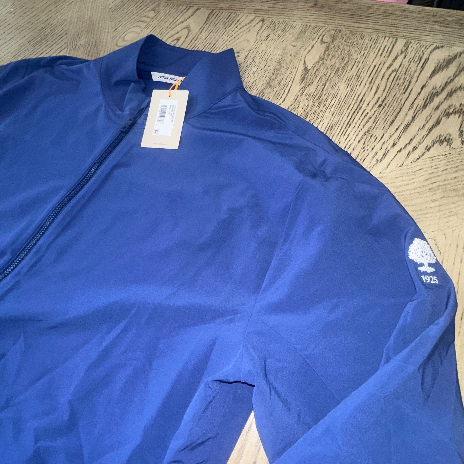 Peter Millar Dunes Jacket Full Zip Size M Navy 10155-MB5
