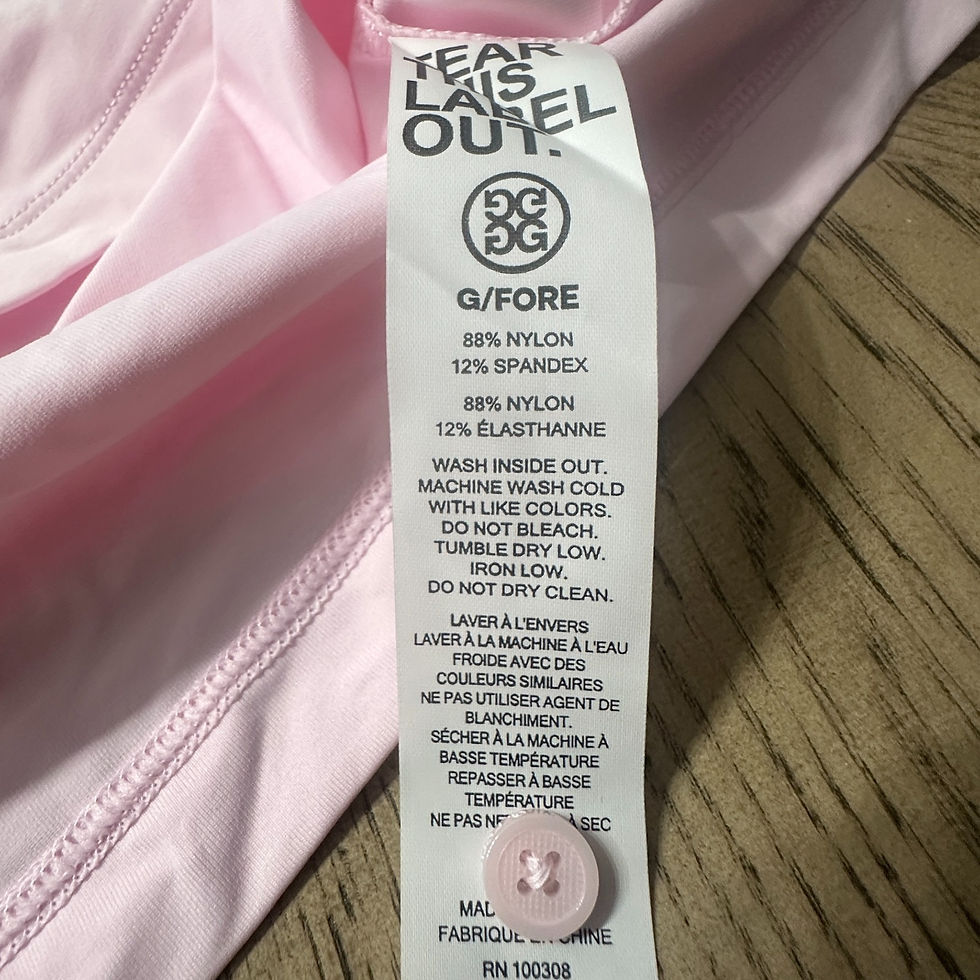 Thumbnail: G/Fore Solid Tech Jersey Polo Pink SIZE S 132-B