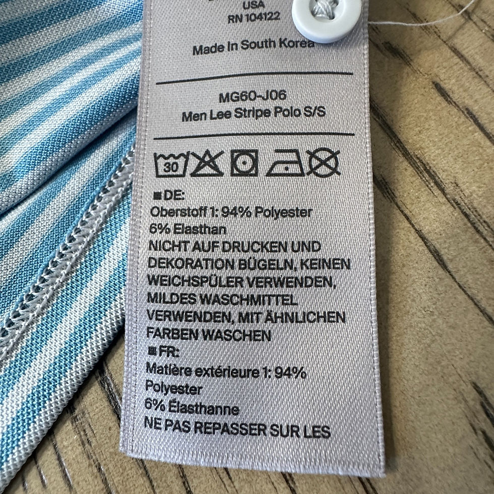 Thumbnail: KJUS Lee Stripe Pique Polo Blue SIZE M 203-C