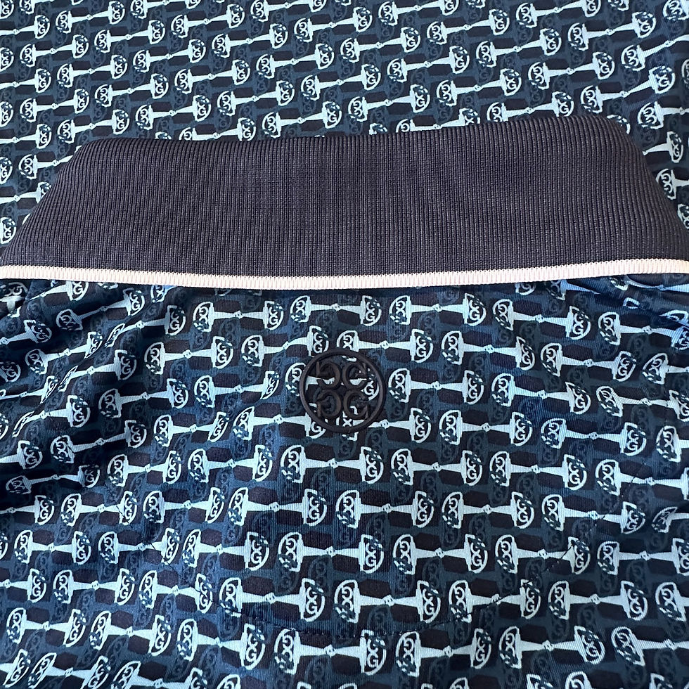 Thumbnail: G/Fore G Link Tech Jersey Polo Blue SIZE S 209-C