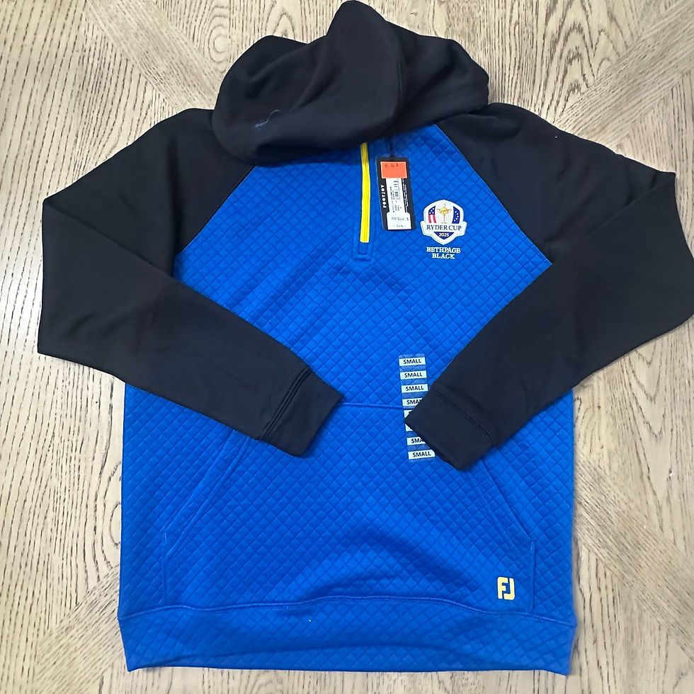 Thumbnail: Footjoy Ryder Cup Hybrid Hoodie Size S Blue 10022-MB1