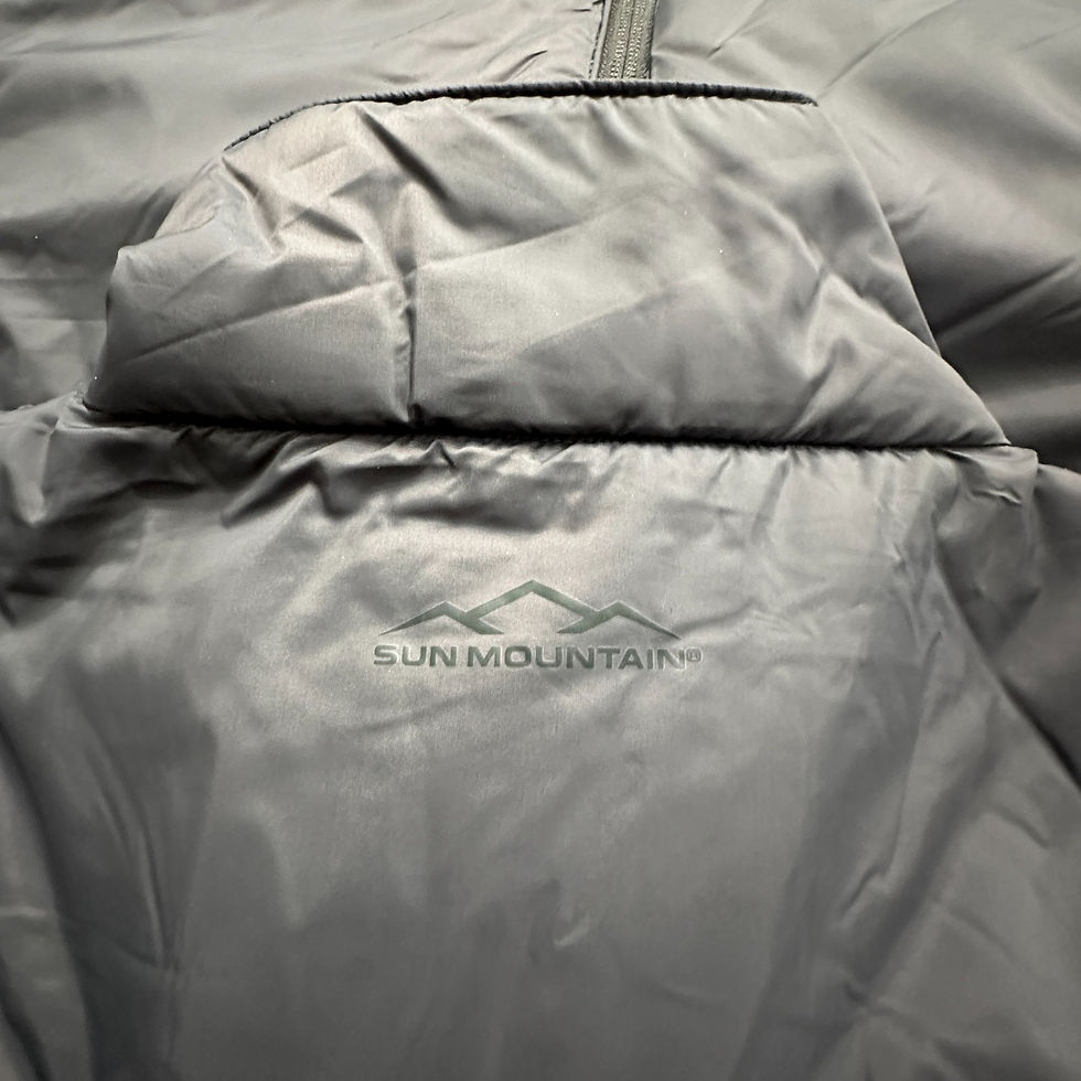 Thumbnail: Sun Mountain Colter Vest Full Zip Dark Grey Size S 00487-MB-OW -F1