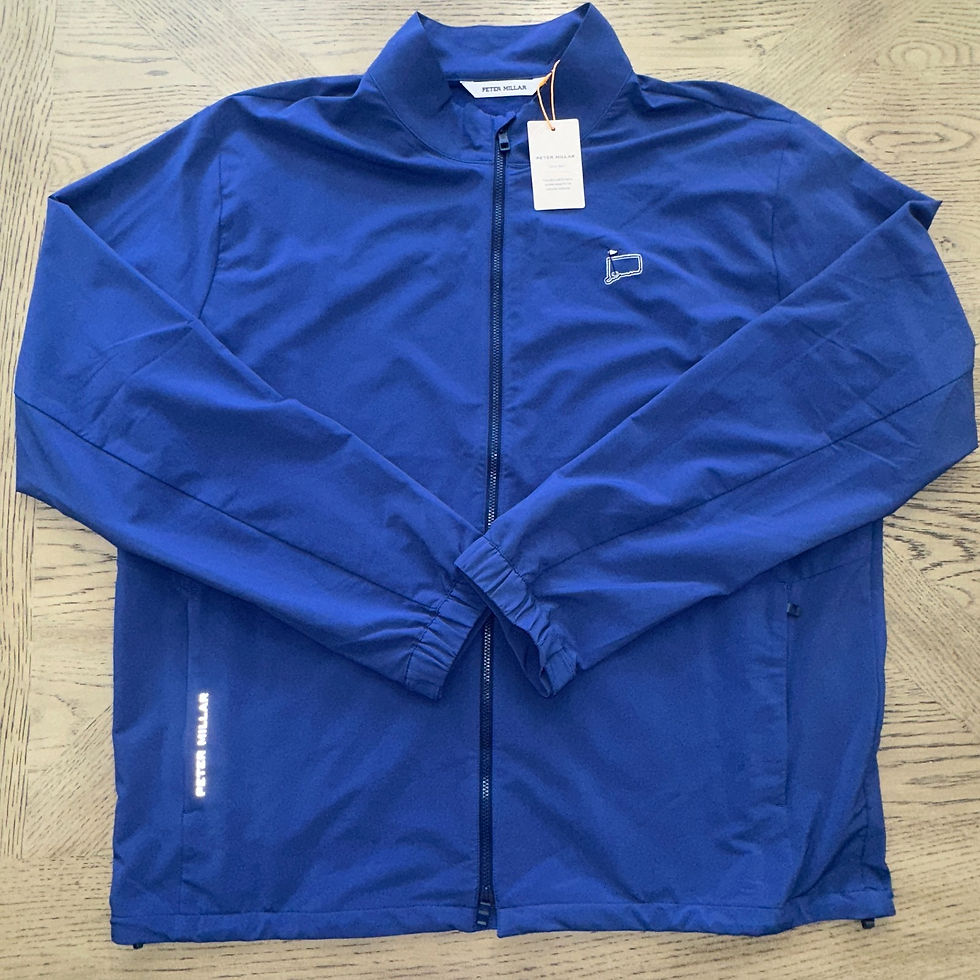 Thumbnail: Peter Millar Dunes Full Zip Jacket Navy SIZE XL 875-T