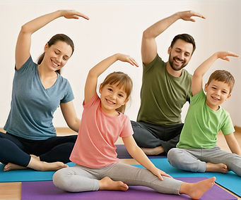 cours Family pour enfants entre 3 et 7 ans accompagnés des parents