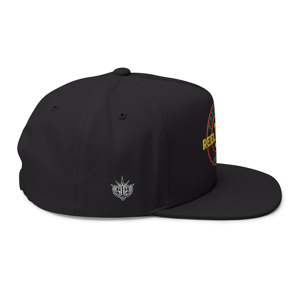 Thumbnail: Embroidered Lion Flat Bill Cap - Stylish Streetwear Hat for Casual Outings