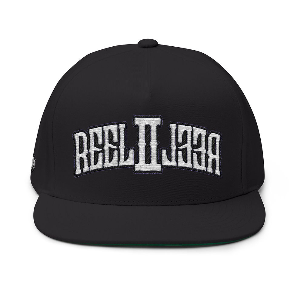Thumbnail: Embroidered Lion Flat Cap