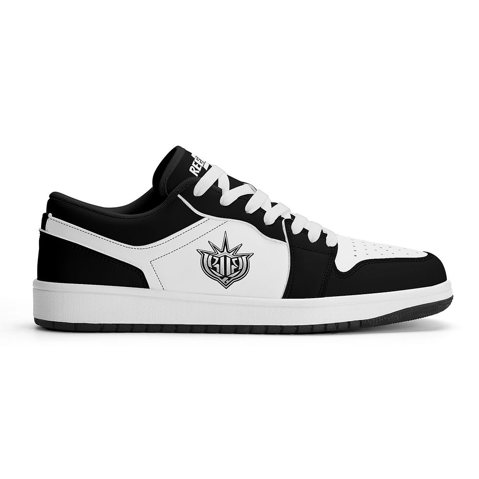 Thumbnail: Men's Premium PU Leather Low Top Sneakers-V2
