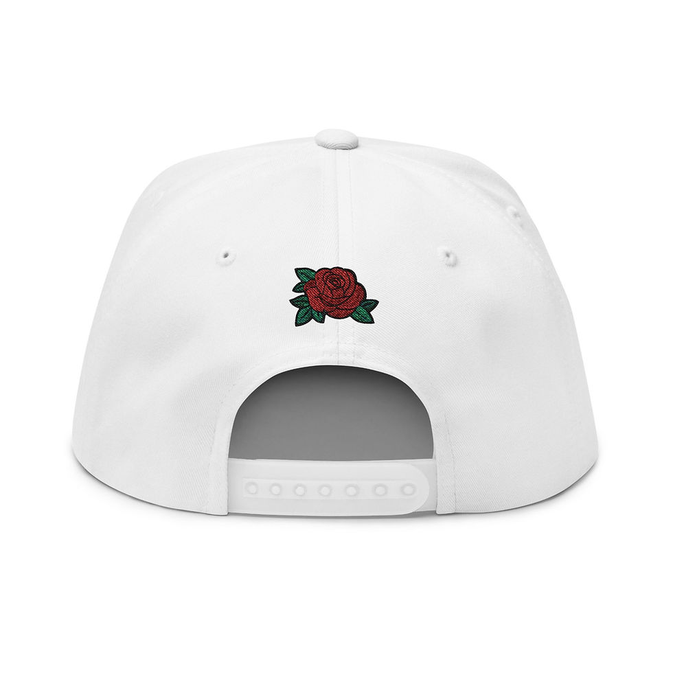 Thumbnail: Embroidered Lion Flat Bill Cap - Stylish Streetwear Hat for Casual Outings