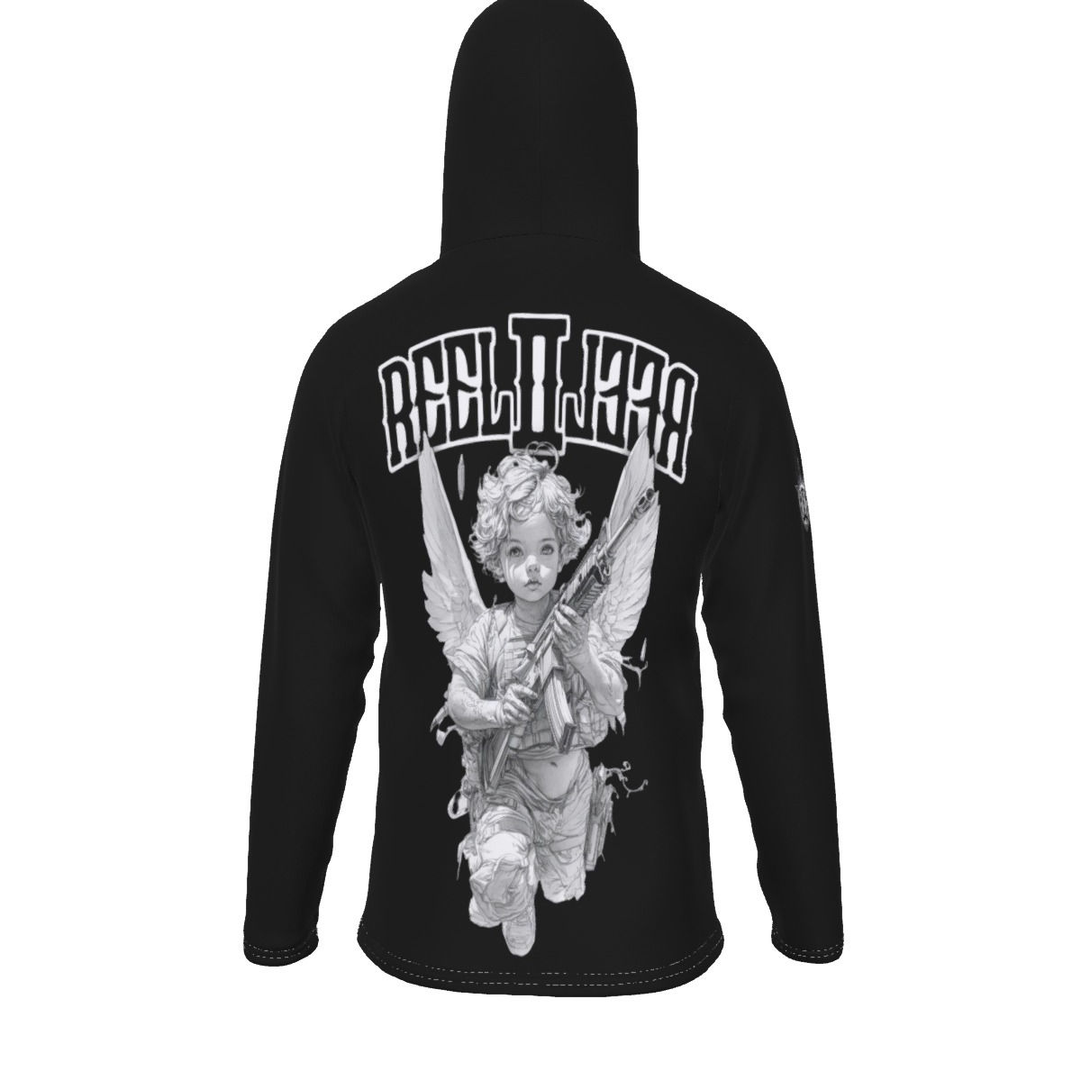 All-Over Print Men's Pullover Hoodie With Mask