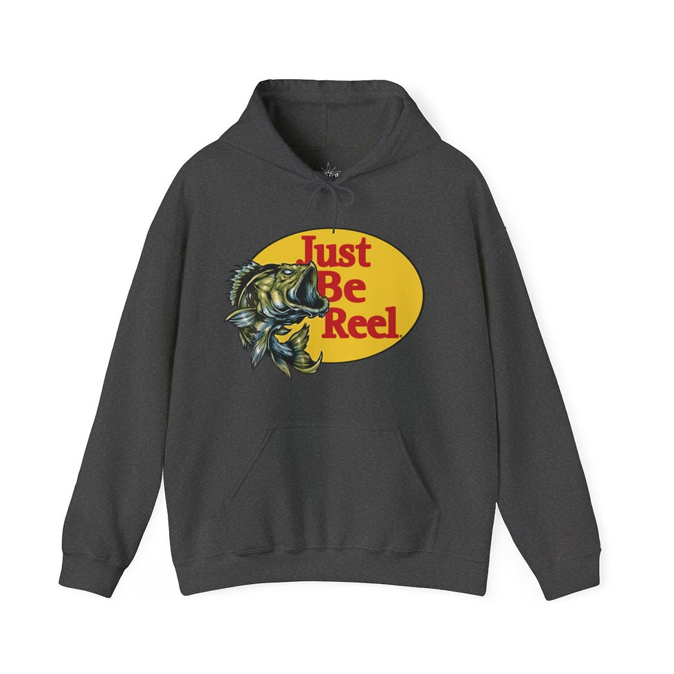 Thumbnail: Unisex Heavy Blend™ Hooded Sweatshirt "Just Be Reel"