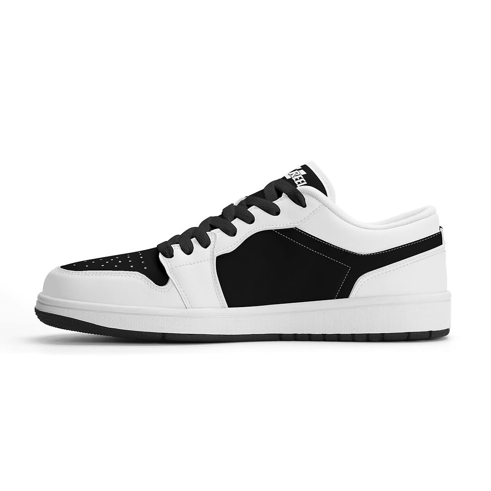 Thumbnail: Men's Premium PU Leather Low Top Sneakers-V2