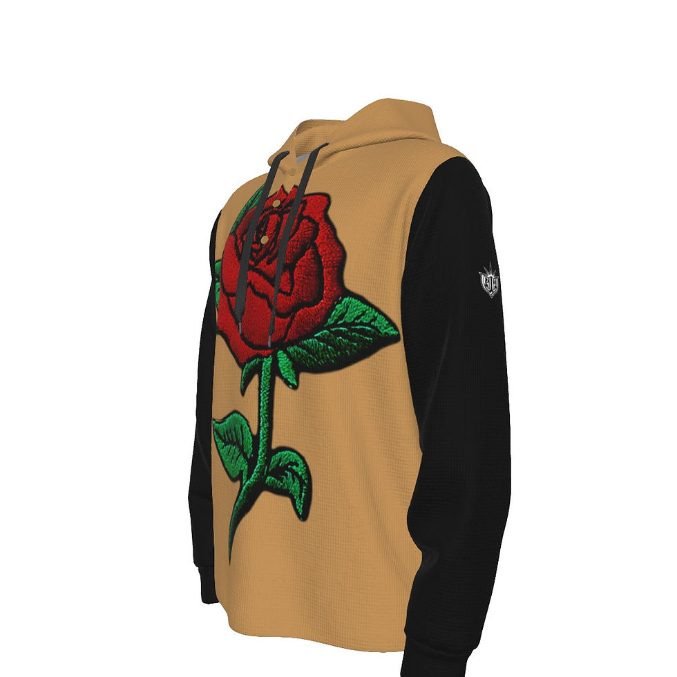 Thumbnail: All-Over Print Men's Half  Button Hoodie