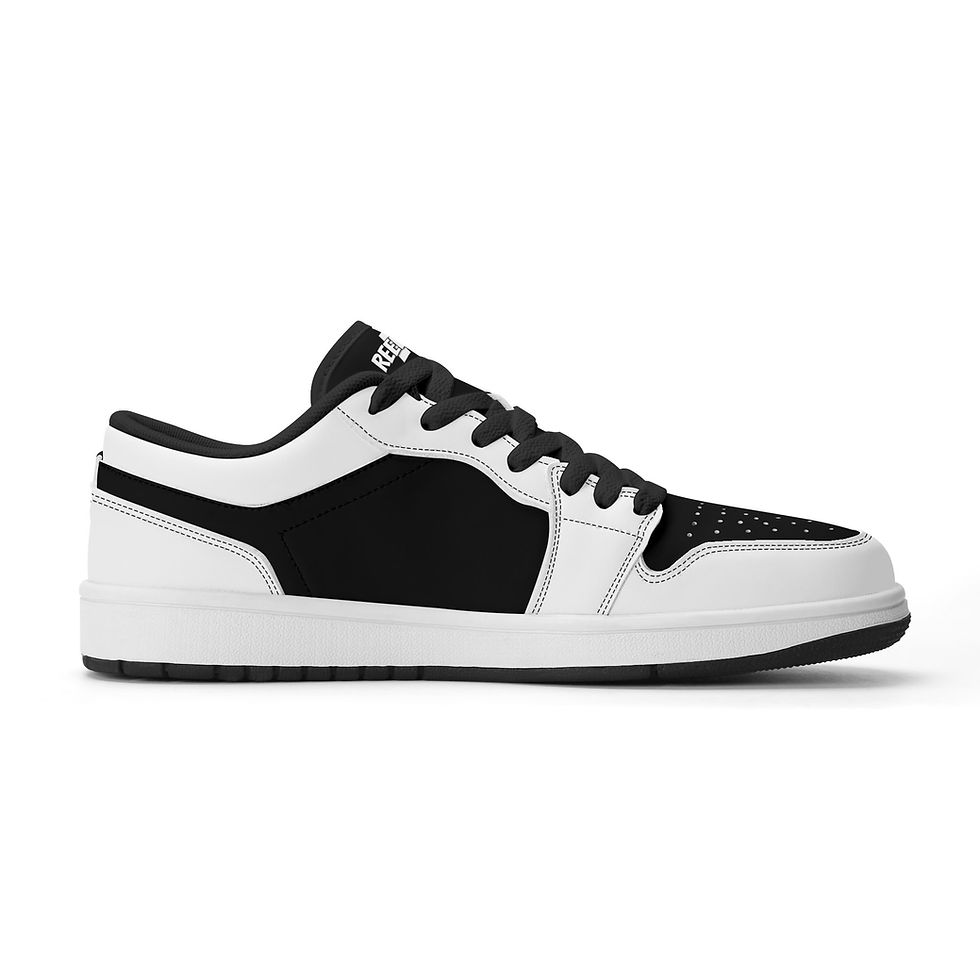 Thumbnail: Men's Premium PU Leather Low Top Sneakers-V2
