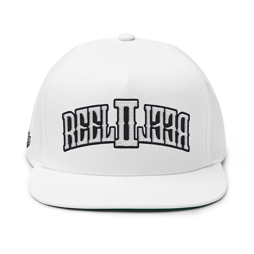Thumbnail: Embroidered Lion Flat Cap