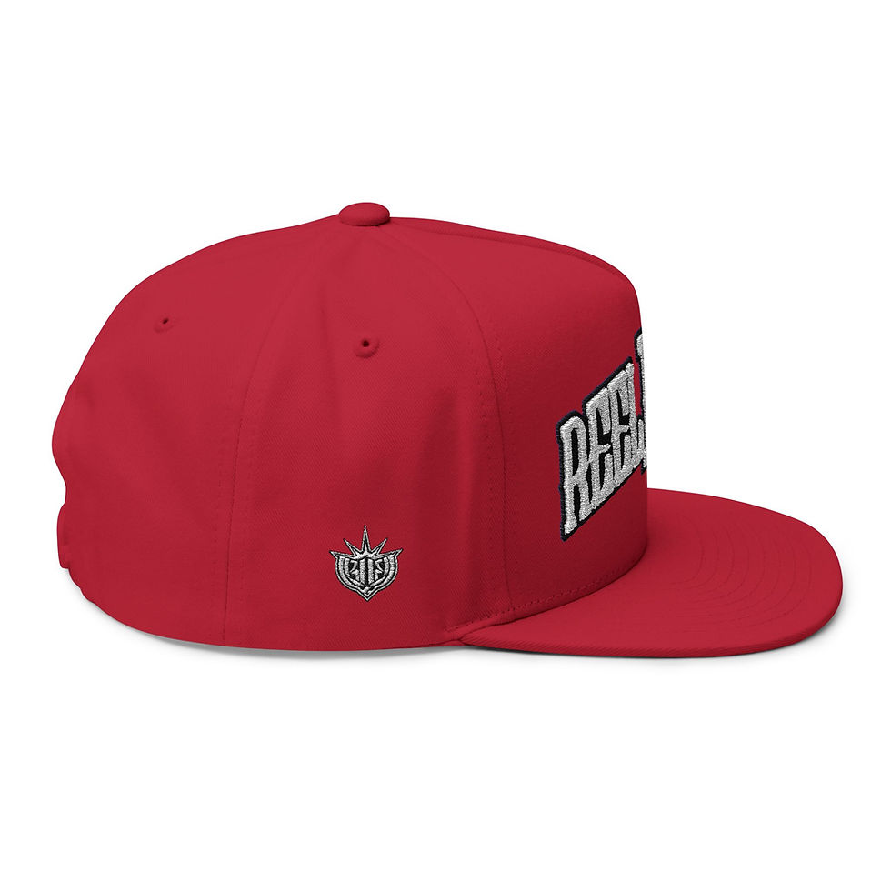 Thumbnail: Embroidered Lion Flat Cap