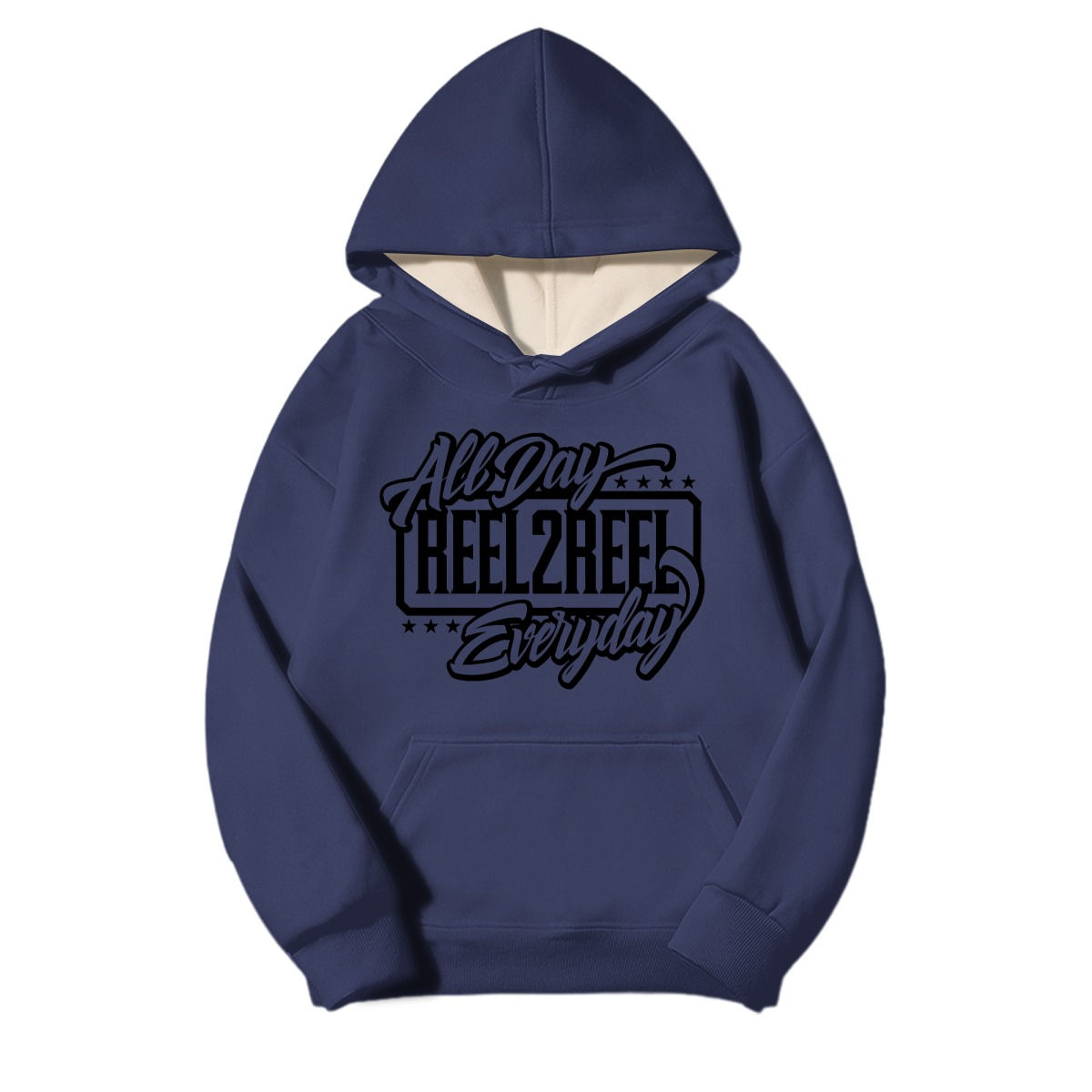 Men's Fleece-lined Hooded Sweatshirt|410GMS (DTF)