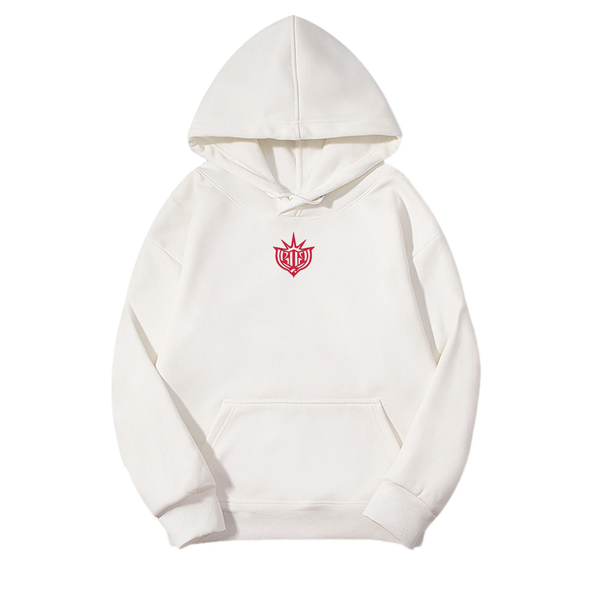 Men's Fleece-lined Hooded Sweatshirt