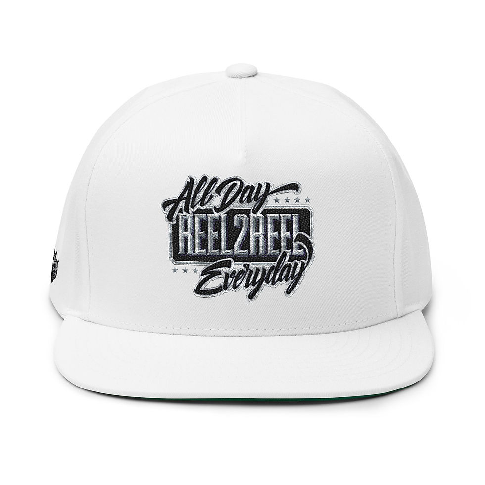 Thumbnail: Embroidered Lion Flat Bill Cap - Stylish Streetwear Hat for Casual Outings