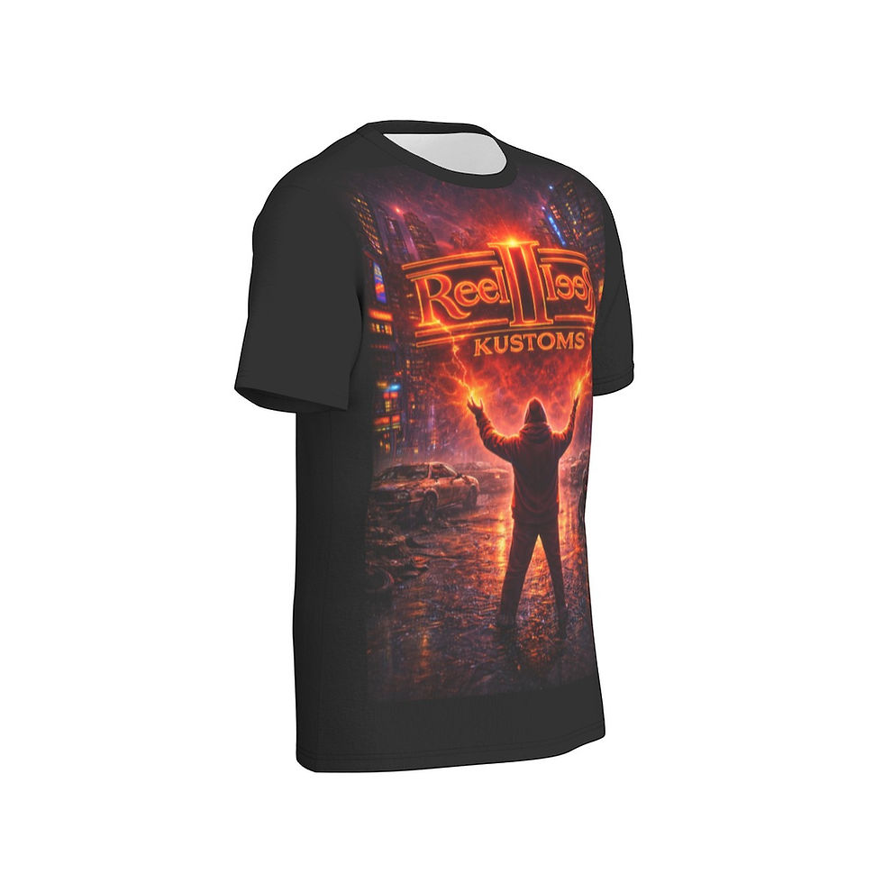 Thumbnail: All-Over Print Men's O-Neck T-Shirt | 190GSM Cotton