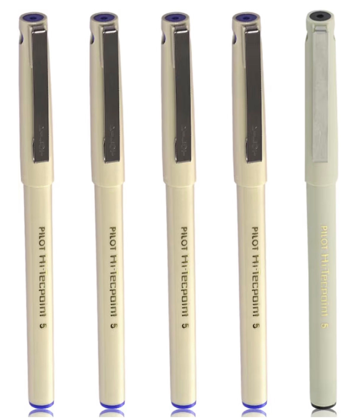 Pilot Hi-Tecpoint O5 0.5mm Extra Fine Point Roller Ball Pen - Blue / Black