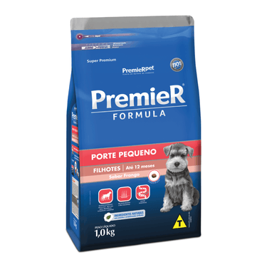 PREMIER JR RAÇÃO P/ CÃES FILHOTES DE PEQUENO PORTE 1 KG