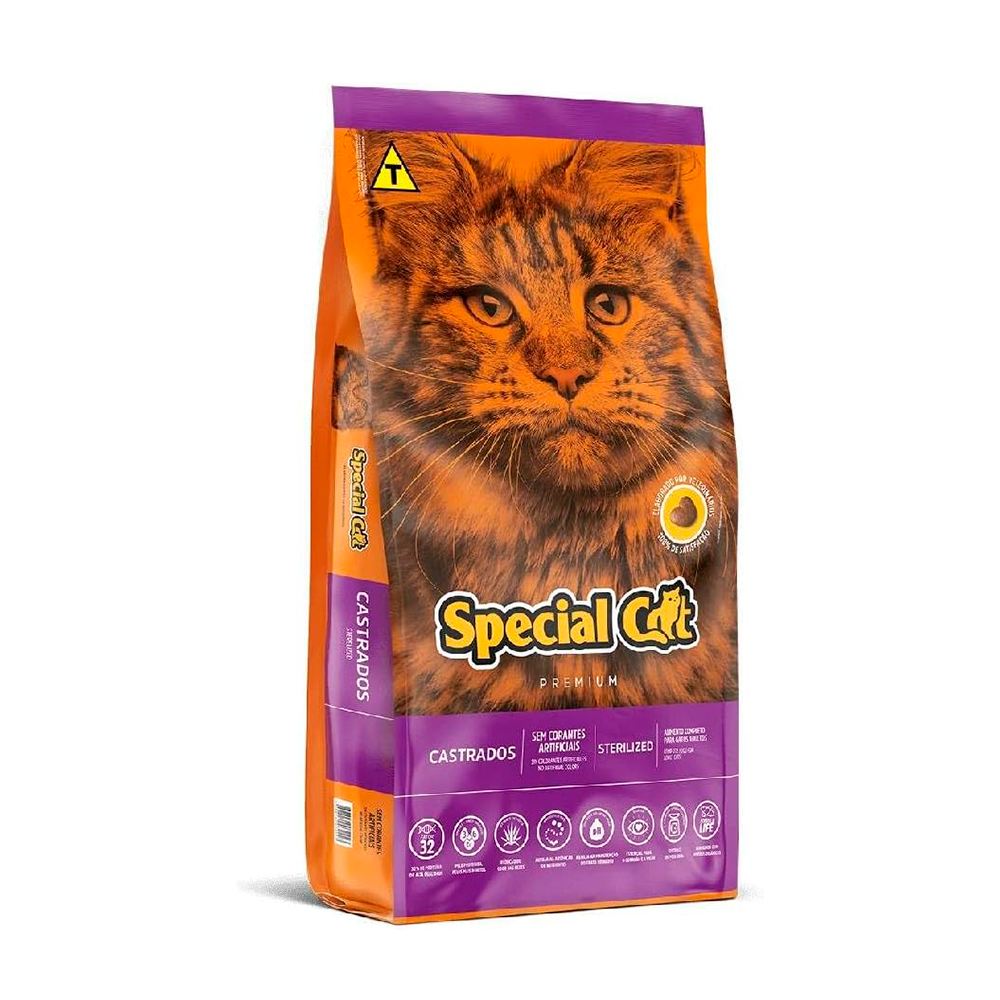 SPECIAL CAT MIX RAÇÃO P/ GATOS CASTRADOS 10,1 KG