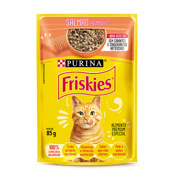 SACHE FRISKIES SABOR SALMÃO 85G