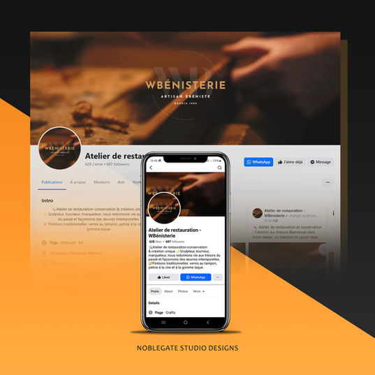 social media page for master cabinetmaker