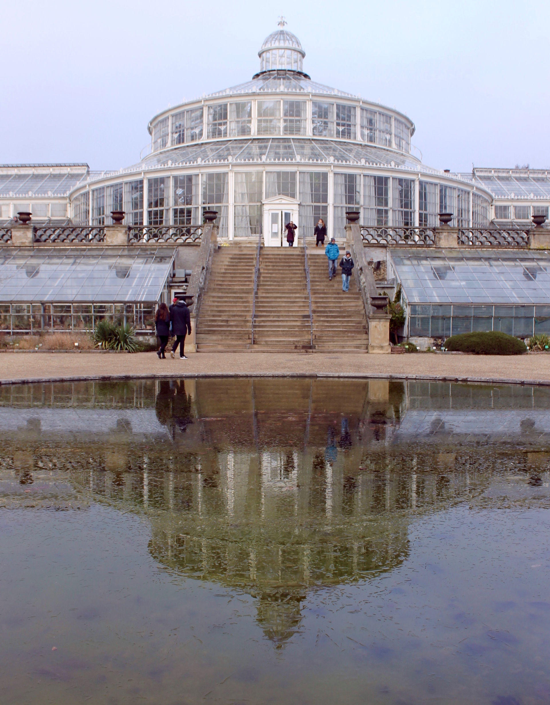 The exterior of the green house
