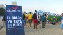 Desde las playas de Río de Janeiro, los fans apoyando a su selección_ #aoritmodosamba
