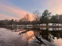 sunset river