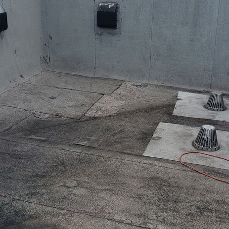 Commercial Roof Coating - Before