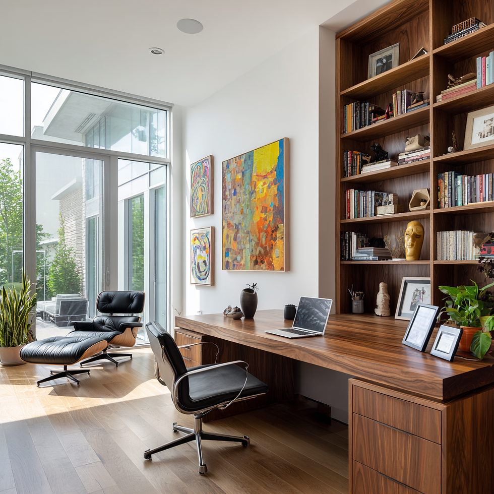 AI-generated home office