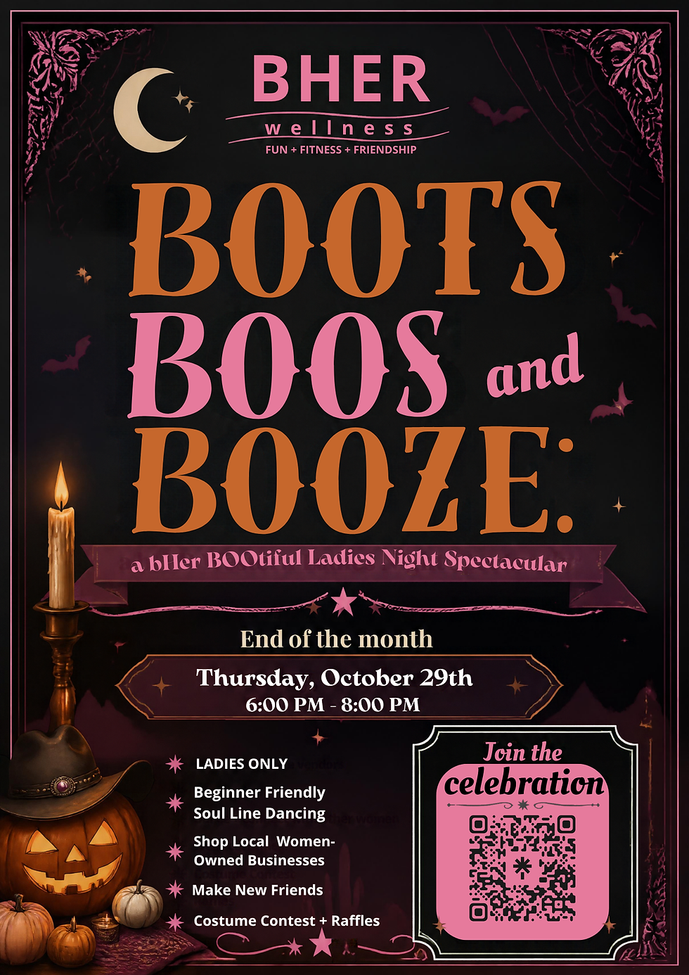 bHER Women's Soul Line Dancing: Boots, Boos, & Boos