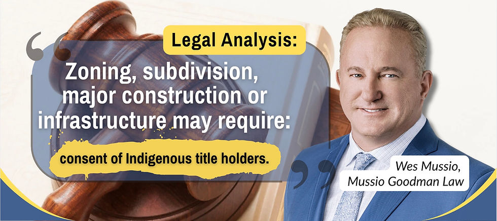 Veteran lawyer Wes Mussio shares concerns on the recent Musqueam Agreement announced by the federal government. 