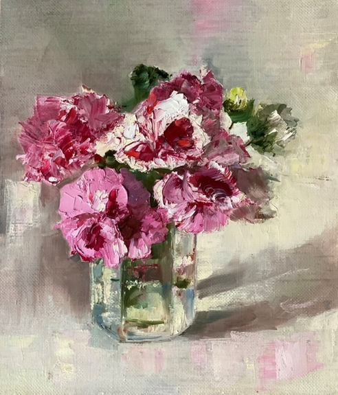 Small bouquet of summer | Oil |  | Aleksandra Siniugina | TERAVARNA