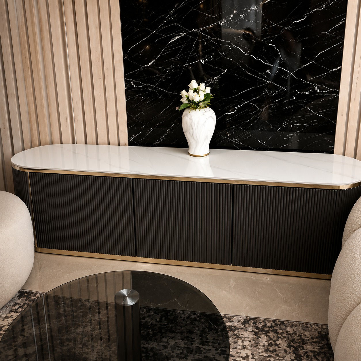 Contemporary Level Tv Stand