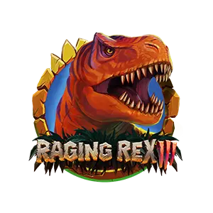 Raging Rex online casino game logo
