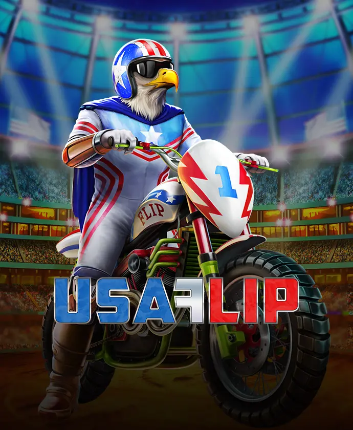 USA Flip online casino slot game logo