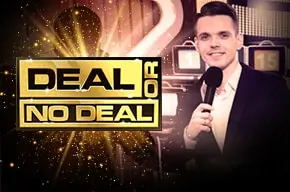 Deal or no deal online casino gameshow game logo