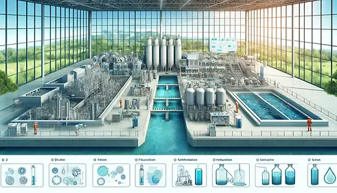 DALL·E 2024-07-16 12.16.34 - A modern water waste recycling facility with advanced machine