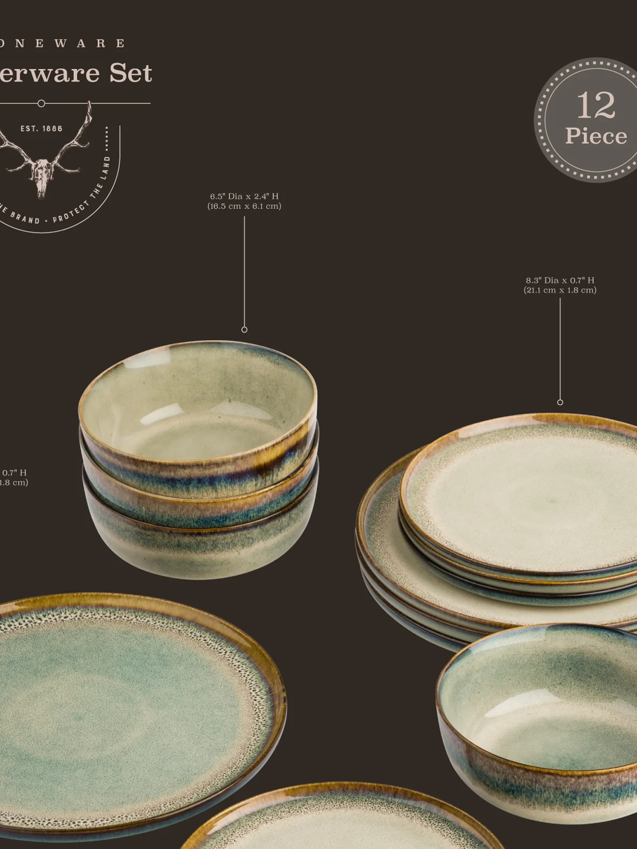 dishwasher safe dinnerware set