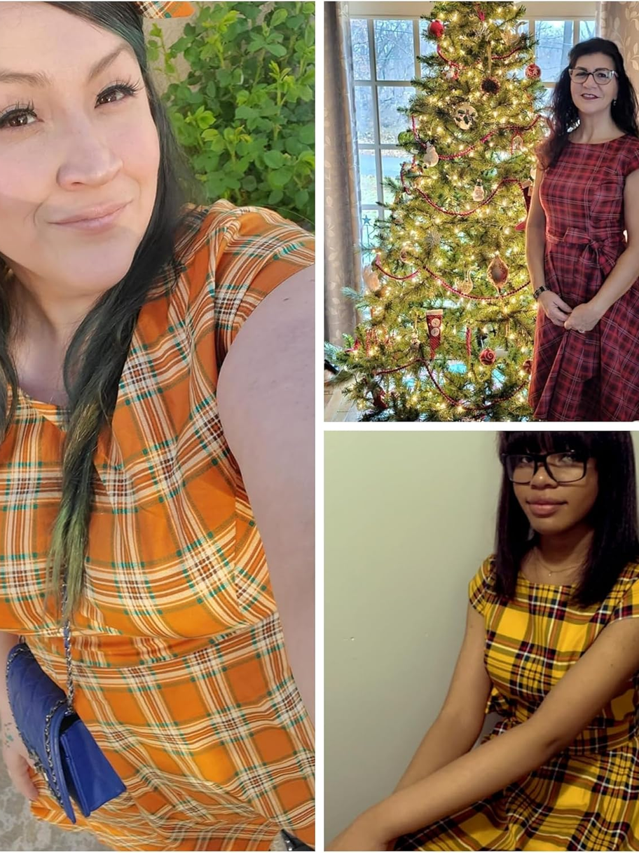 sleeveless vintage dress