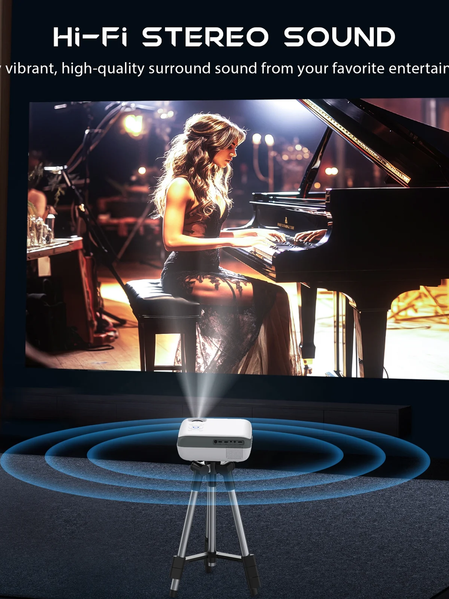 4K Google TV Projector,Google Officially Licensed,Dolby Audio,Ele