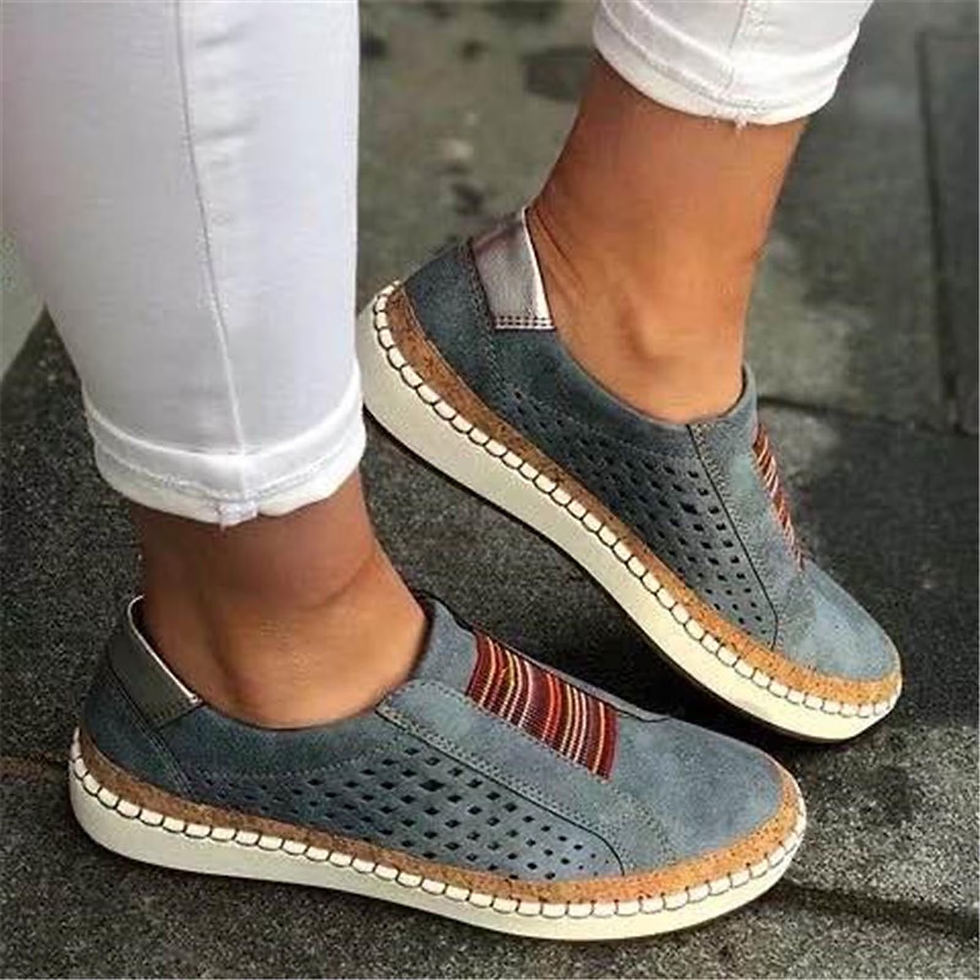 Women Casual Slip on Dress Loafers Womens Fashion Big Size Hot Style Casual Single Shoes Outdoor Walking Flats Shoes Low Tops