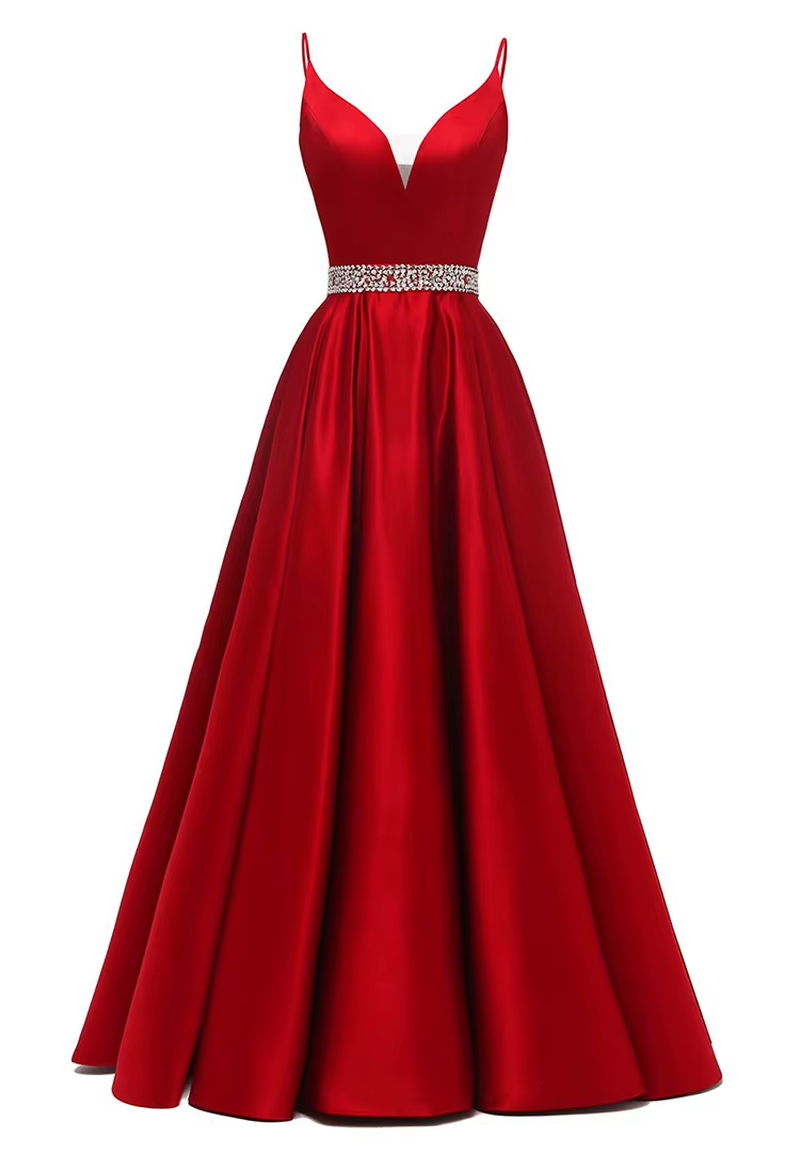 Women's Party Slim Evening Prom Dresses Lace Breathable Natural Waist V-Neck