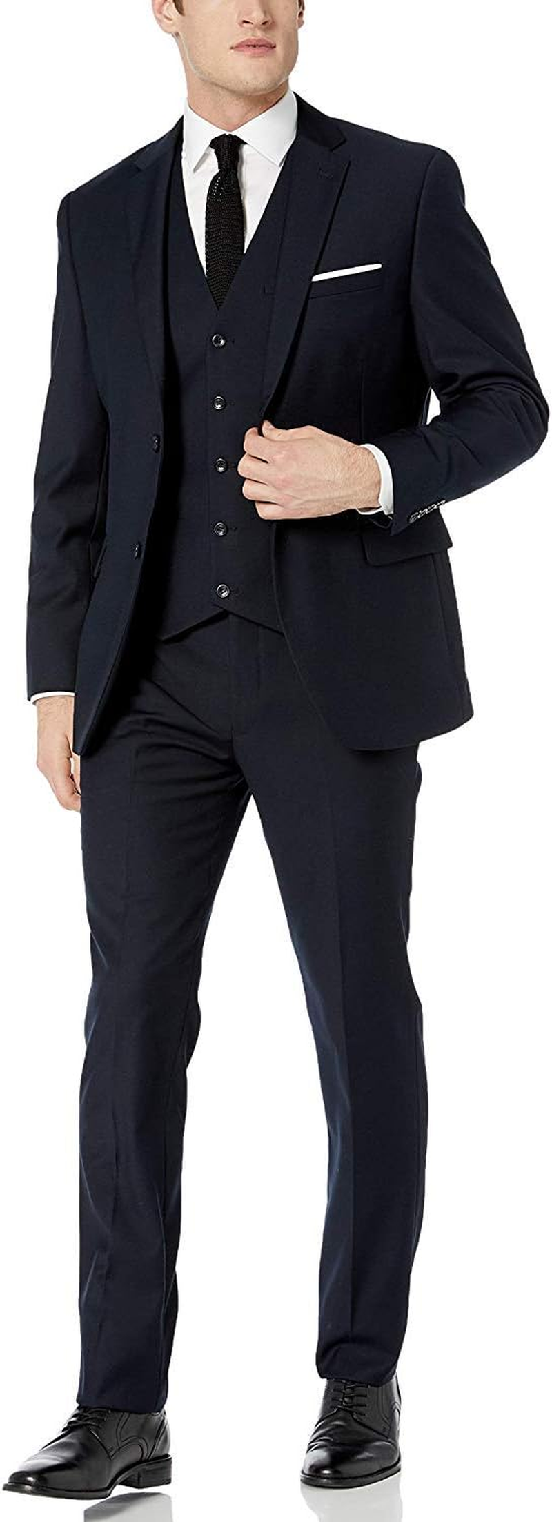 Men'S Classic Fit 3-Piece (Jacket, Vets, Trousers) Vested Suit Set - Many Sizes