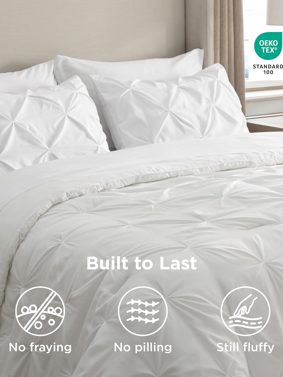 EXTRA SOFT: The brushed microfiber cover offers exceptional softness and comfort without rustling noise